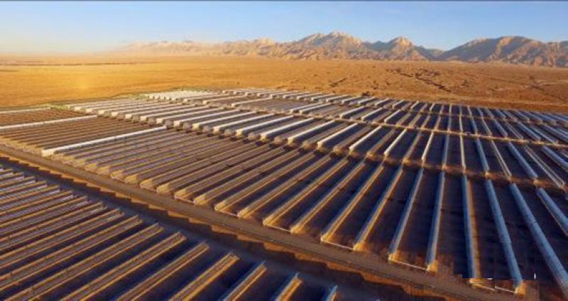 中國首個大型商業化光熱電站一次帶電并網成功