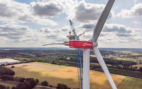 Nordex安裝了最大的風力發電機組N149