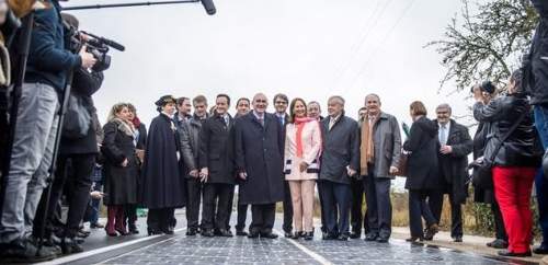 在法國運營的“太陽能道路”效率不高