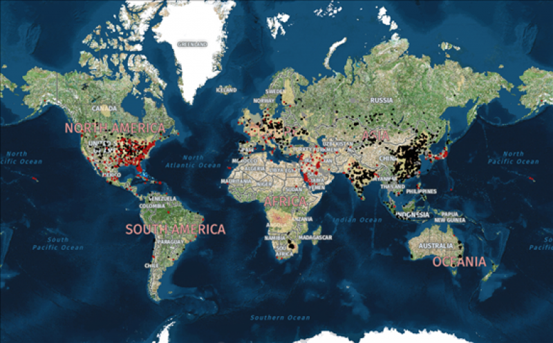 遠(yuǎn)超中國(guó)印度和美國(guó)的地區(qū)，南非姆普馬蘭加成全球最大的二氧化氮（NO2）空氣污染區(qū)