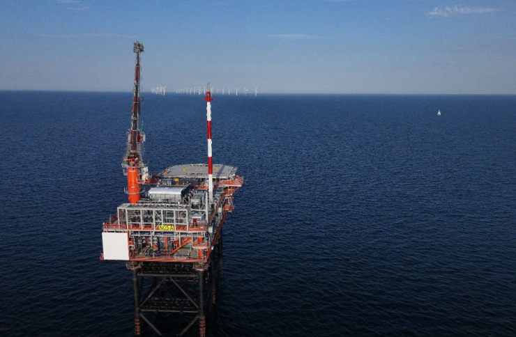 北海綠色轉型正在發生：荷蘭天然氣平臺接入德國海上風電