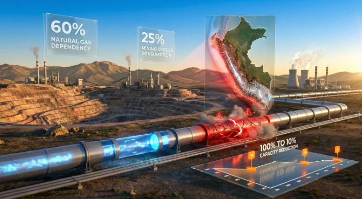 秘魯管道破裂引發能源危機，動用儲備應對銅礦生產中斷